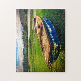 Landskap för grönt av fartyg pussel