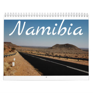 Landskap för Namibia Sand Dune Kalender