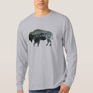 Landskap för natur för Tatanka buffelBison T Shirt