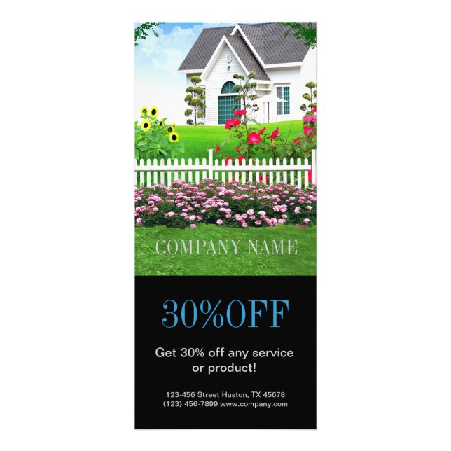 Landskap för renoveringCarpentrykonstruktion Reklamkort (Framsidan)