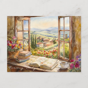 Landskap för Toscana-målning Italien Travel Art Vykort