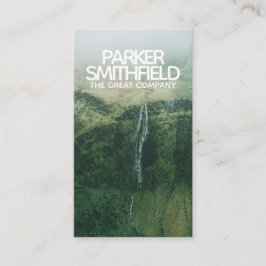 Landskap för vattenfall visitkort