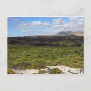 Landskap från Princesa Ico-området. Lanzarote Vykort