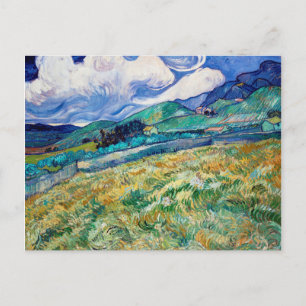 Landskap från Saint-Rémy av Vincent van Gogh 1889 Vykort