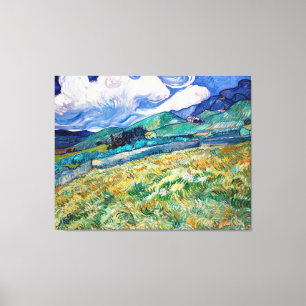 Landskap från Saint-Rémy av Vincent van Gogh 188 Canvastryck