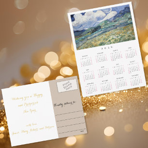 Landskap Frankrike Vincent Van Gogh 2026 Kalender Helg Vykort