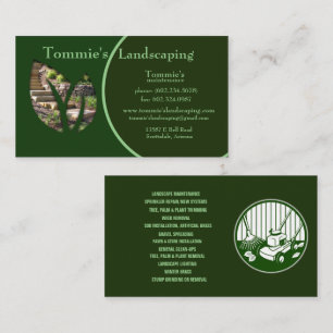 Landskap - Grönten Löv Visitkort