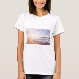 Landskap hav och strandsädeBeach Ligcape T Shirt