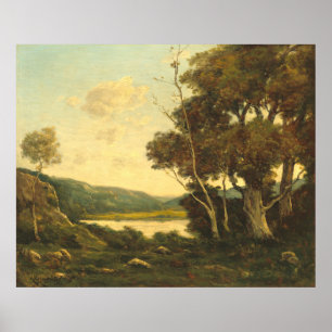 Landskap - Henri-Joseph Harpignie Fine Art Poster