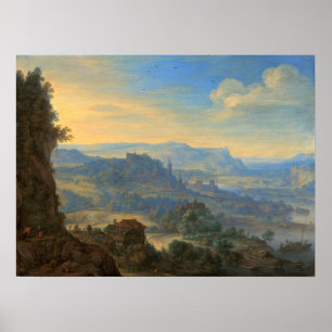 Landskap - Herman Saftleven Fine Art Poster