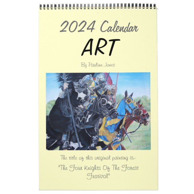 landskap hundar fortfarande livstid originalart 20 kalender (Omslag)