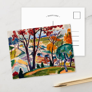 Landskap, Huntingdon Valley   Henry Lyman Sauxen Vykort