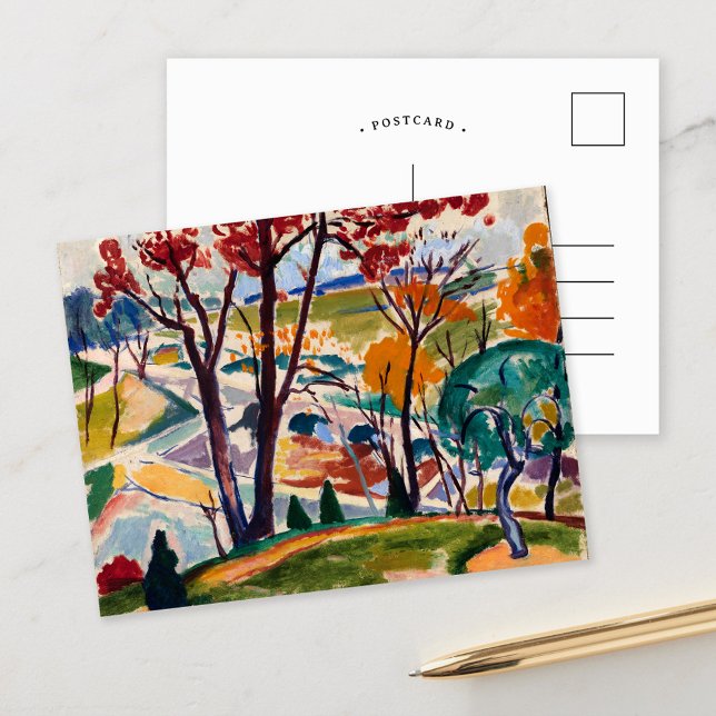 Landskap, Huntingdon Valley | Henry Lyman Sauxen Vykort (Skapare uppladdad)