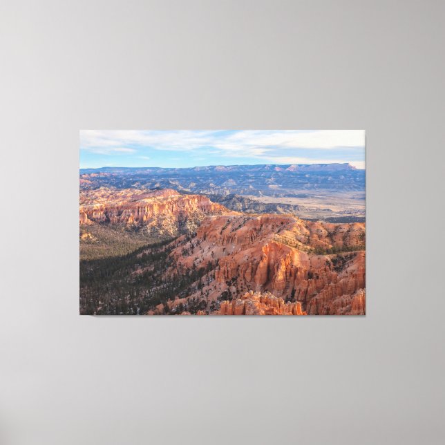 Landskap i Bryce Canyon National Park Canvastryck (Framsida)