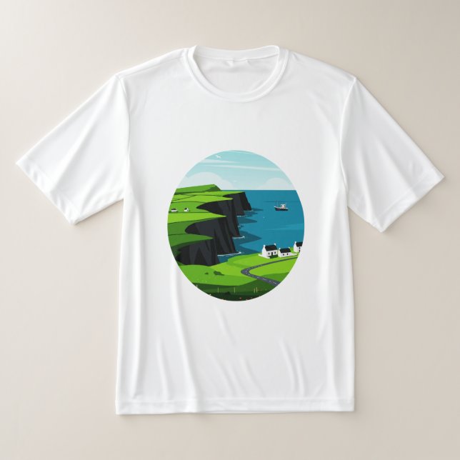 Landskap i Irland T Shirt (Laydown)