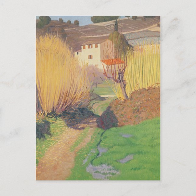 Landskap i Lagnes, 1921 Vykort (Framsida)