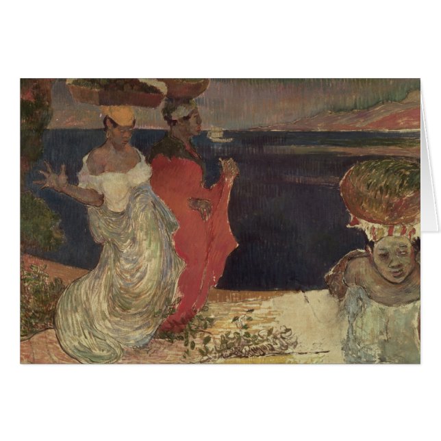 Landskap i Martinique Hälsningskort (Framsidan Horizontal)