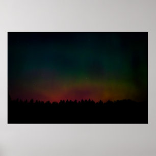 Landskap i norra Ljus Poster