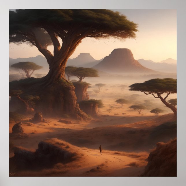 Landskap i öster poster (Framsidan)