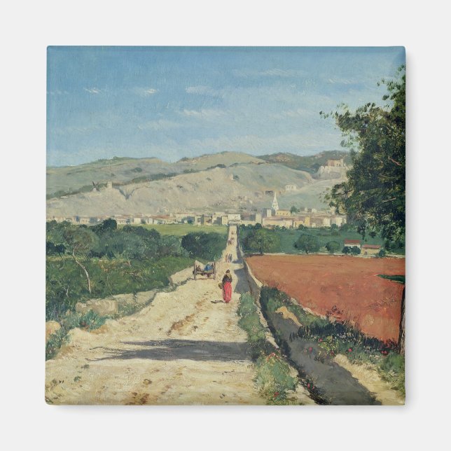 Landskap i Provence Magnet (Framsidan)