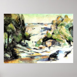 Landskap i Provence - Paul Cezanne - c1880 Poster