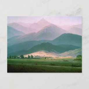 Landskap i Riesengebirge, 1810-11 Vykort