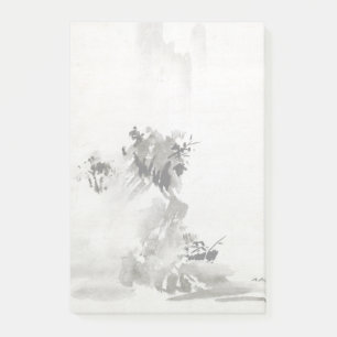 Landskap i Sesshu Toyo Haboku-Sansui Post-it Block