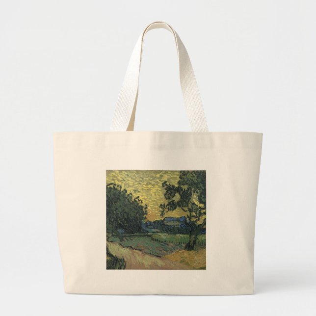 Landskap i skymningen av Van Gogh Jumbo Tygkasse (Framsidan)
