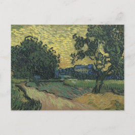 Landskap i skymningen av Van Gogh Vykort