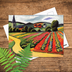 Landskap i Tegernsee August Macke Vykort