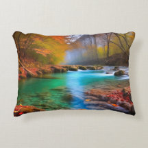 Landskap i Tranquil Autumn River