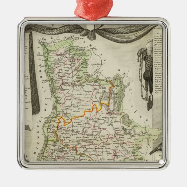 Landskap Julgransprydnad Metall (Framsidan)