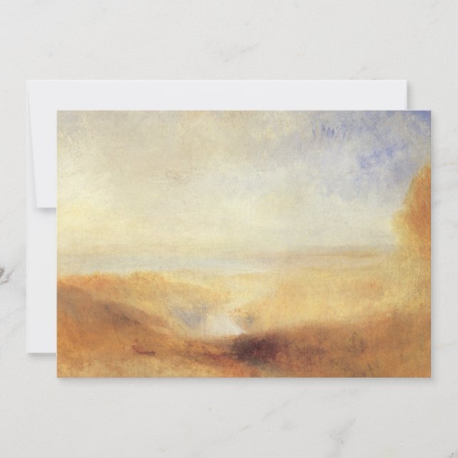 Landskap med avlägsen flodmynning av Joseph Turner (Framsida)