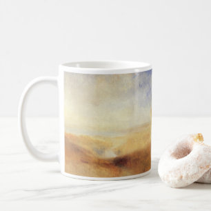 Landskap med avlägsen flodvik av Joseph Turner Kaffemugg