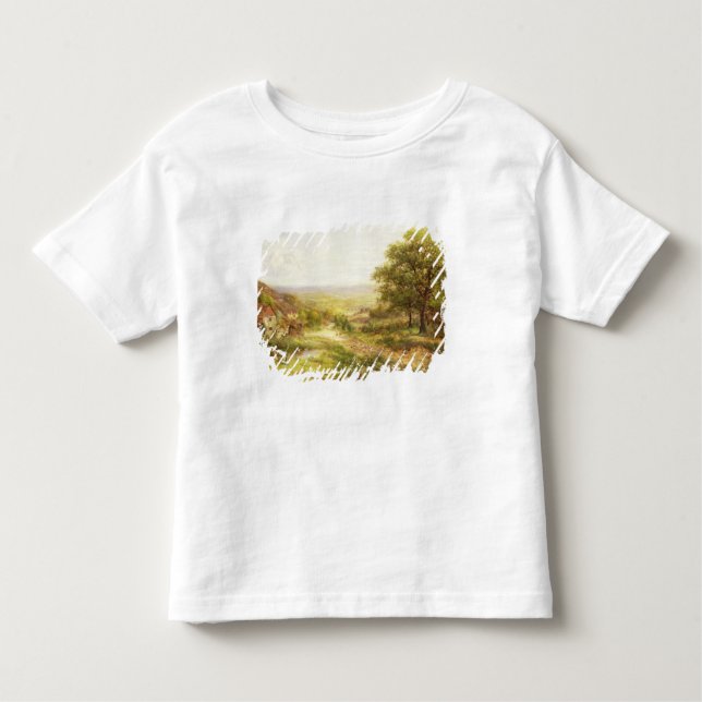 Landskap med barn vid ett damm, 1884 tee shirt (Framsida)