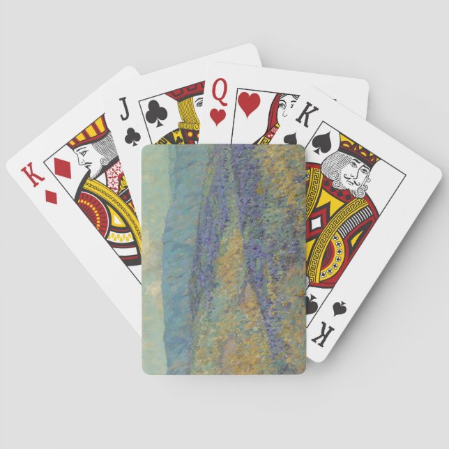 Landskap med Blåa blommor (av Granville Redmond) Casinokort (Baksidan)