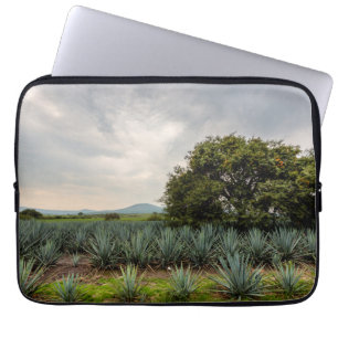 Landskap med blåttAgave Laptop Sleeve