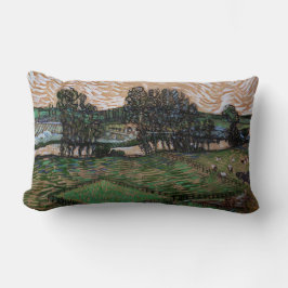 Landskap med bro över Oise (van Gogh) Lumbarkudde