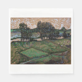 Landskap med bro över Oise (van Gogh) Pappersservett