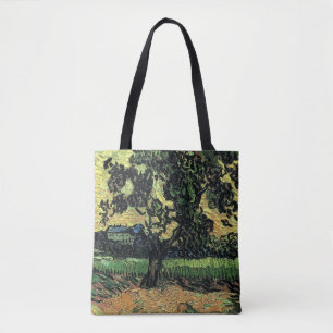 Landskap med Chateau of Auvers av Vincent van Gogh Tygkasse