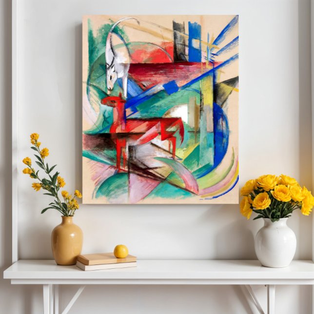 Landskap med djur av Franz Marc Poster (Skapare uppladdad)