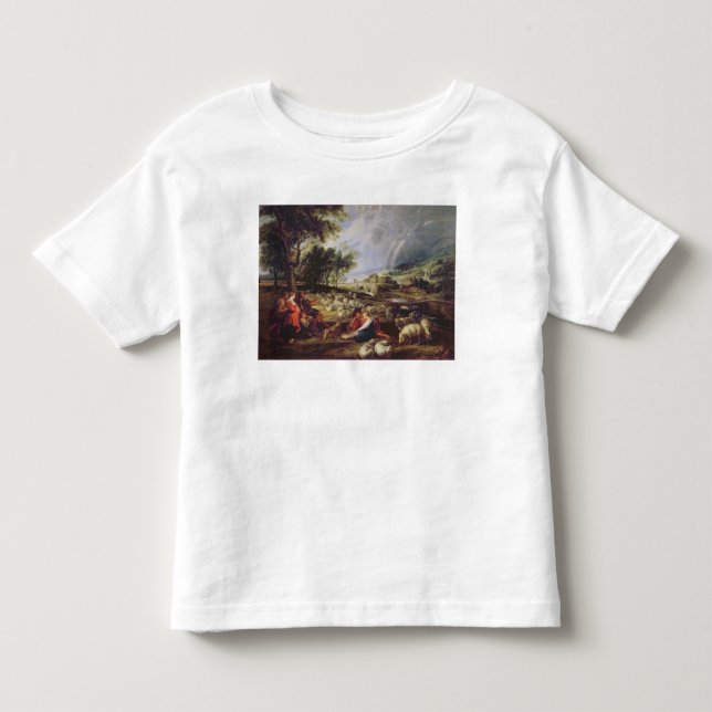 Landskap med en regnbåge tee shirt (Framsida)