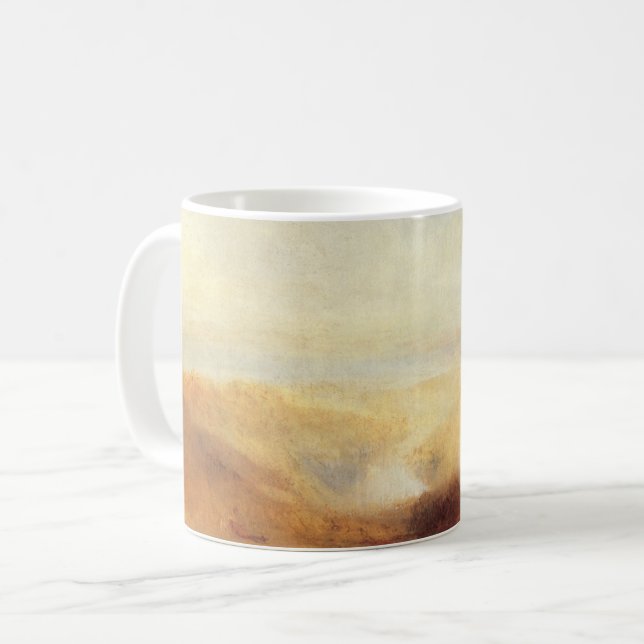 Landskap med floden Distant Bay av Joseph Turner Kaffemugg (Framsida vänster)