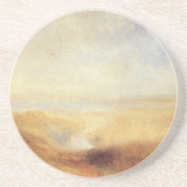 Landskap med floden Distant Bay av Joseph Turner Underlägg Sandsten (Framsidan)