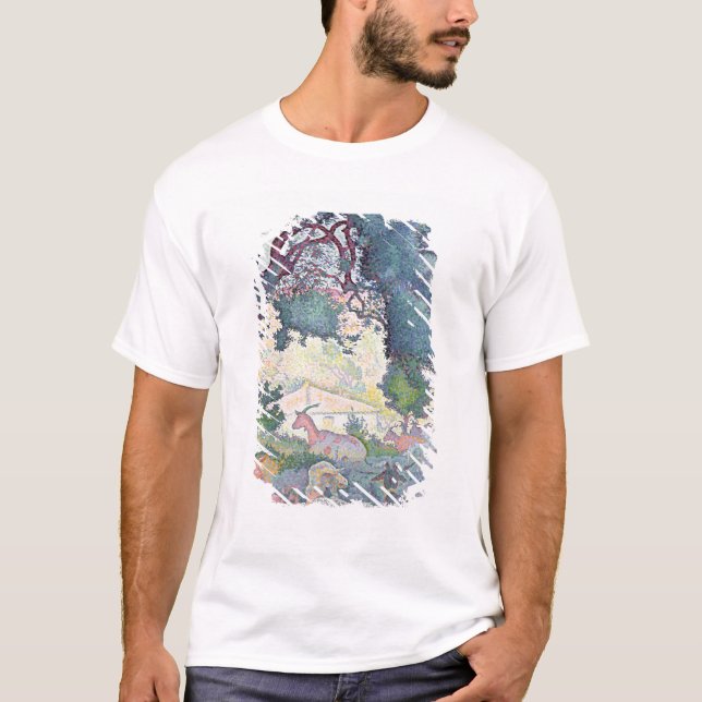 Landskap med getter, 1895 t shirt (Framsida)