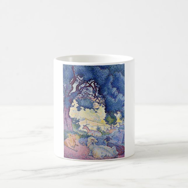 Landskap med getter (av Henri-Edmond Kor) Kaffemugg (Center)