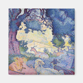 Landskap med getter (av Henri-Edmond Kor) Magnet