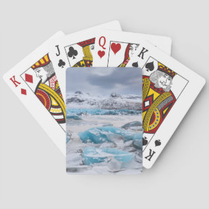 Landskap med glaciäris, Island Casinokort
