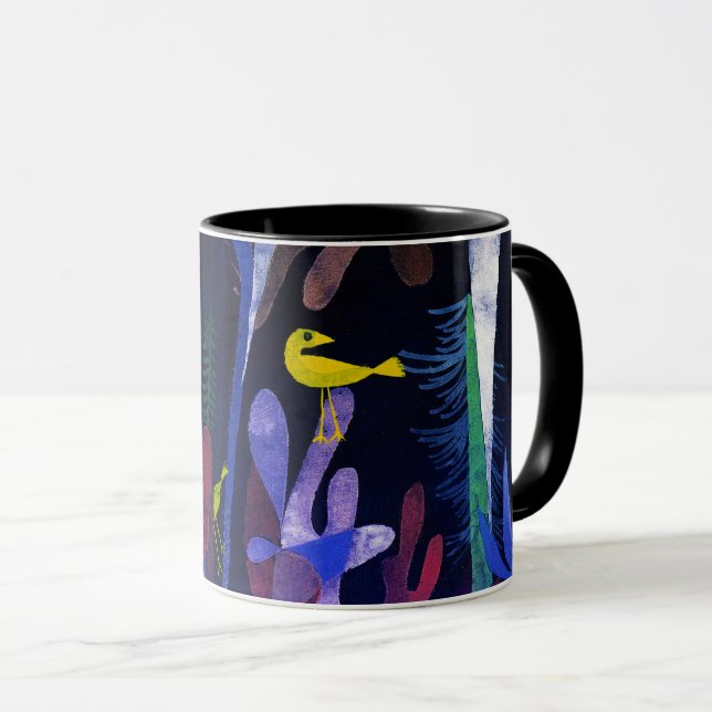 Landskap med gula fåglar, Paul Klee Mugg (Framsida höger)