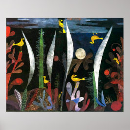Landskap med gula fåglar | Paul Klee | Poster